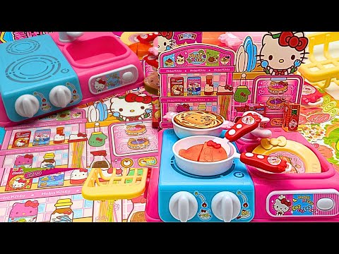 8 minutes Satisfying with Unboxing Hello Kitty Mini Kitchen Playset | Review Toys | ASMR