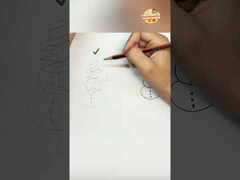 How to draw Snowman | Do and Don't | Merry Christmas 2024 #drawing #art #snowman