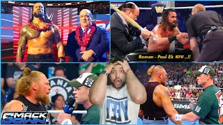 'Dosti Ya dhokha 🔥' Roman & Paul heyman Masterplan!? BROCK & Cena Brawl- WWE Smackdown Highlights*