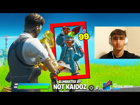 I Stream Sniped A HACKER until he DELETED Fortnite...