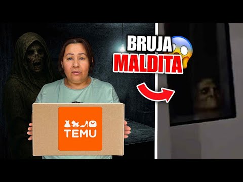 UNA *BRUJA* MALDITA NOS ESPIA POR LA VENTANA ALAS 3:00AM (UNBOXING DE TEMU😱)