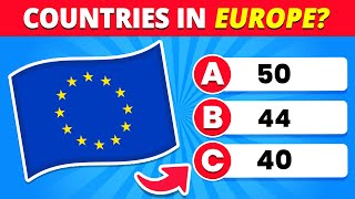 🌍 How Much Do You Know About Europe? 🇪🇺 General Knowledge Quiz and Trivia
