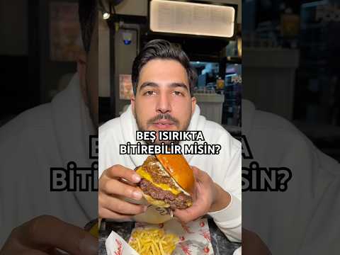 5 ısırıkta dev burgeri bitirdim