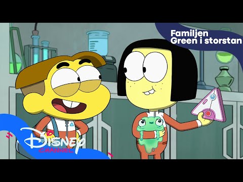 Experiment 83 | Familjen Green i Storstan Filmen: Rymdsemester | Disney Channel Sverige