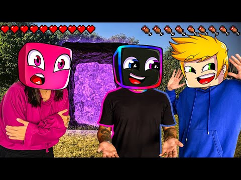 FOMOS DO MINECRAFT PARA A VIDA REAL com LOPERS e ANINHA