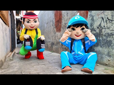 Nangis Kejer Sepatu Hilang Satu |Drama Badut Boboiboy & Ondel-ondel Betawi