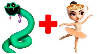 Melody Snake + Ballerina Cappuccino = ??? Poppy Playtime 4