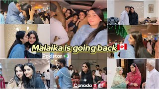 Time to leave again 🥹| Malaika wapis ja rahi Canada🇨🇦| Abu ka birthday 🤍