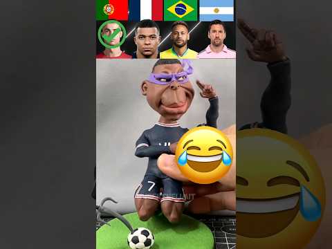 Ronaldo VS Mbappe VS Neymar VS Messi Being Dolls