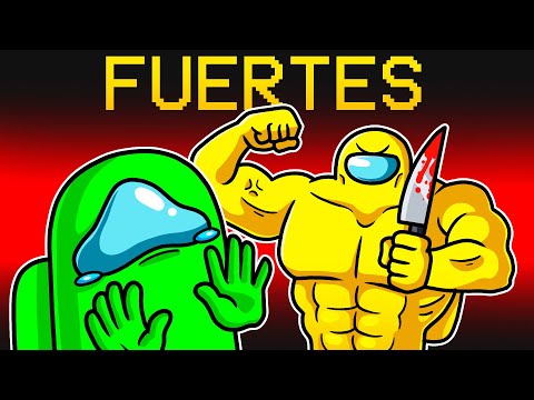 ¡Among Us PERO somos SUPER FUERTES! 💪🏻🏋🏻 SILVIOGAMER en AMONG US PERO ⭐