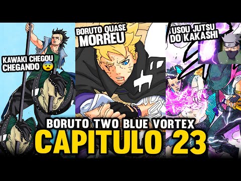 BOMBA! BORUTO USA JUTSU DO KAKASHI MAS TOMA UMA SURRA - BORUTO TWO BLUE VORTEX - CAP 23