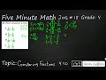 Comparing and Converting Fractions