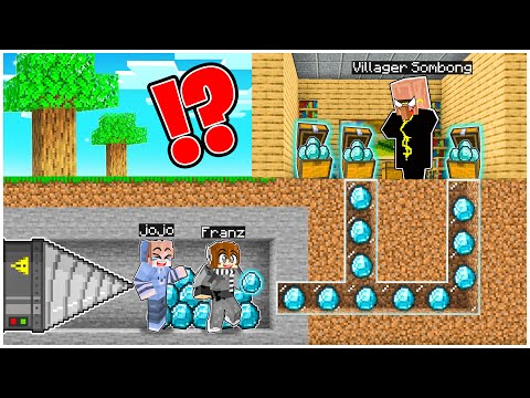 FRANZ & JOJO MENCURI HARTA VILLAGER SOMBONG di MINECRAFT❗❗