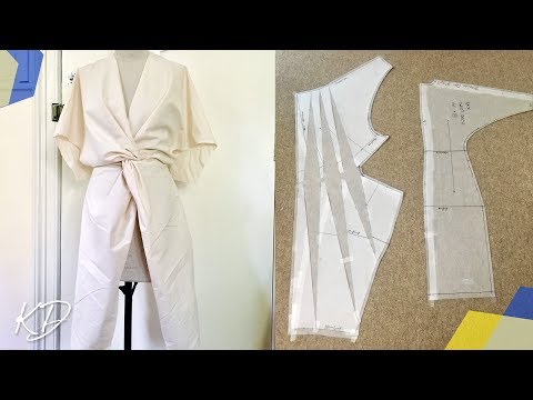 FRONT TWIST DRESS PATTERN TUTORIAL | KIM DAVE