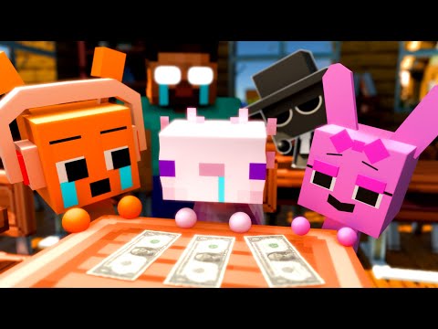 Friendship Afterclass ＆ Minecraft Axolotl best funny animation🤣