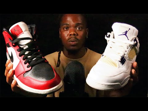 ASMR Shoe Collection 👟🔥 (Tapping, Scratching & Whispers)