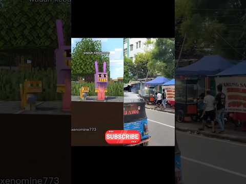 Original vs Animation - KEBAKARAN #minecraft #comedy