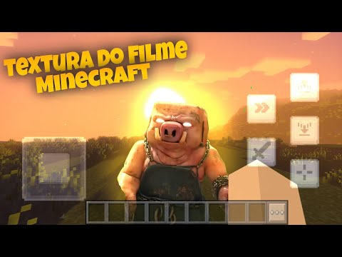 SHADERS/TEXTURA DO FILME DO MINECRAFT  - MINECRAFT FILME TEXTURA BEDROCK 1.21