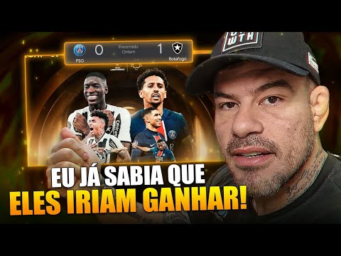 EU JÁ SABIA!!! BOTAFOGO VENCE O PSG NA COPA DO MUNDO!!