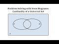 Understanding Venn Diagrams and Set Operations