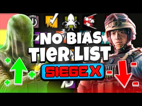 The OBJECTIVELY Correct R6 Siege X Tier List