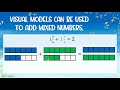 Adding and Subtracting Mixed Numbers