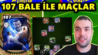 107 BALE İLE ONLİNE MAÇLAR 😲SÜREKLİ ORTA KAFA GOLCÜ RAKİPLERE DENK GELDİM (eFootball 2025 Mobile)