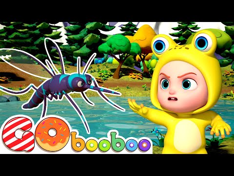 Five Little Speckled Frogs | Cinco Pequeñas Ranas | GoBooBoo Canciones Infantiles