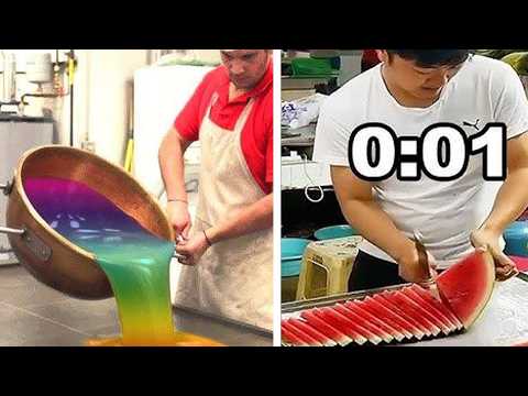 Extremely Satisfying Workers Doing Their Work Perfectly