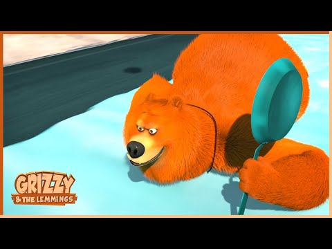 Lemming Gum | Grizzy & the lemmings (S02E47) | 🐻🐹 Cartoon for Kids