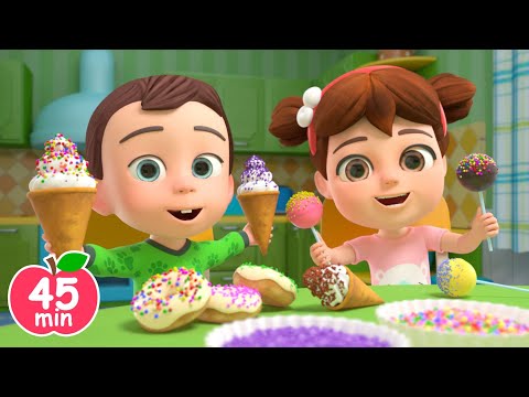 Yummy Ice Cream🍨 | Iced Popsicle Song +More Newborn Nursery Rhymes & Kids Songs