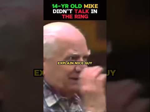 14-Year Old Mike Tyson didn't Talk in the Ring