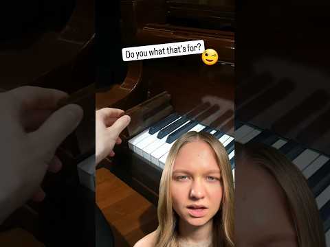 Who knows what this is for? 🧐 #piano #pianodasha #pianotutorial #funny #musician