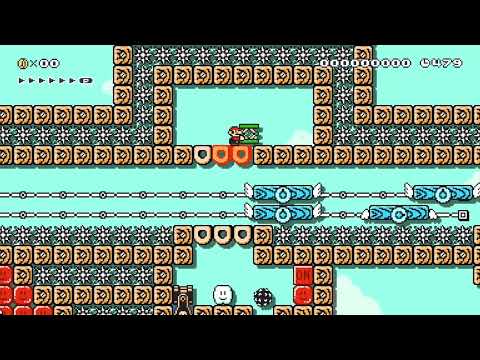 機械があるお寺 [temple with machines] by ペカチュウ [Pekachuu] 🍄Super Mario Maker 2 ✹Switch✹ No Commentary #djq