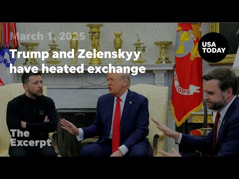 Trump and Zelenskyy have heated exchange | The Excerpt