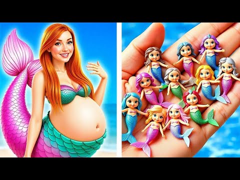 Rich Mermaid Survives Pregnancy 😱 Crazy Pregnancy Hacks