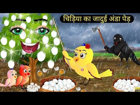 कार्टून | Rano Chidiya Wala Cartoon | Tuni Chidiya | Chichu Tv Official | Hindi Cartoon Kahani