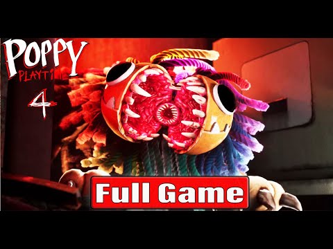 Poppy Playtime Chapter 4 Gameplay Walkthrough Full Game No Commentary 4K60FPS