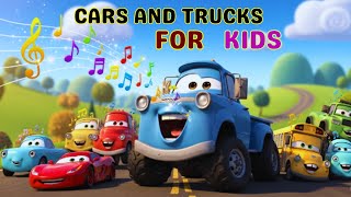 🚗 Sing & Learn About Cars, Trucks & Automobiles for Kids  | Fun Vehicle Education for Children 🚙