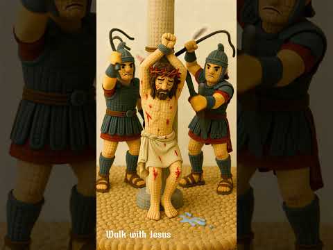 Jesus Flogged by Roman Soldiers – A Scene of the Passion