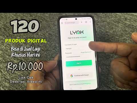 Cara Jualan Produk Digital lengkap di LYNK