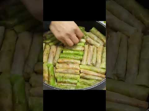 👆BU KESME YÖNTEMİNİ MUTLAKA DENE❗LAHANA SARMASI NEDEN BU KADAR LEZZETLİ👌SIRRI NE❗#shorts #sarma