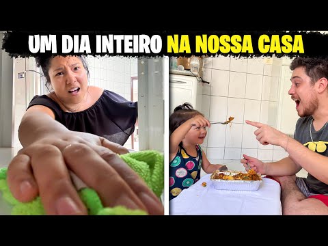 UM DIA INTEIRO NA NOSSA CASA | Jeru e Cheru