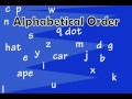 Alphabetizing Words and Letters