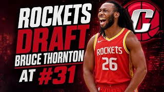Rockets draft Ohio State guard Bruce Thornton | ClutchFans Live