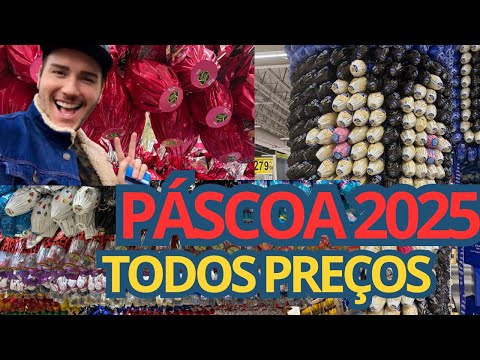 PREÇO OVOS DE PÁSCOA 2025 - lacta, nestlé, garoto, kinder, ferrero rocher, arcor!