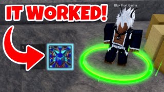 I can't believe this Mythical Fruit Roll Glitch Worked in Roblox Blox Fruits...