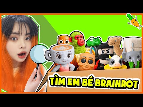 Kamui Thử Thách TRỐN TÌM BIẾN HÌNH 100 EM BÉ BRAINROT Siêu Dễ Thương