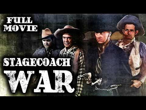 STAGECOACH WAR | William Boyd | Full Western Movie | English | Wild West | Free Movie