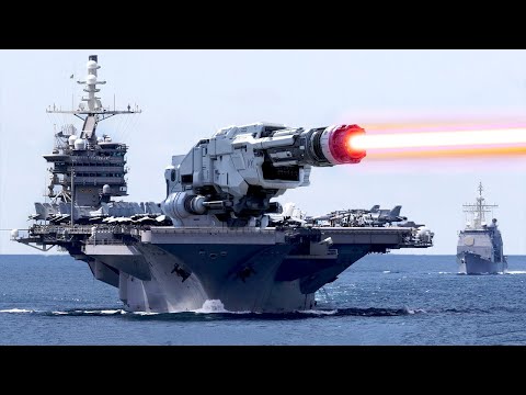 High-Power LASER on US Aircraft Carrier TAKES DOWN China, Russia In 10 SEC!